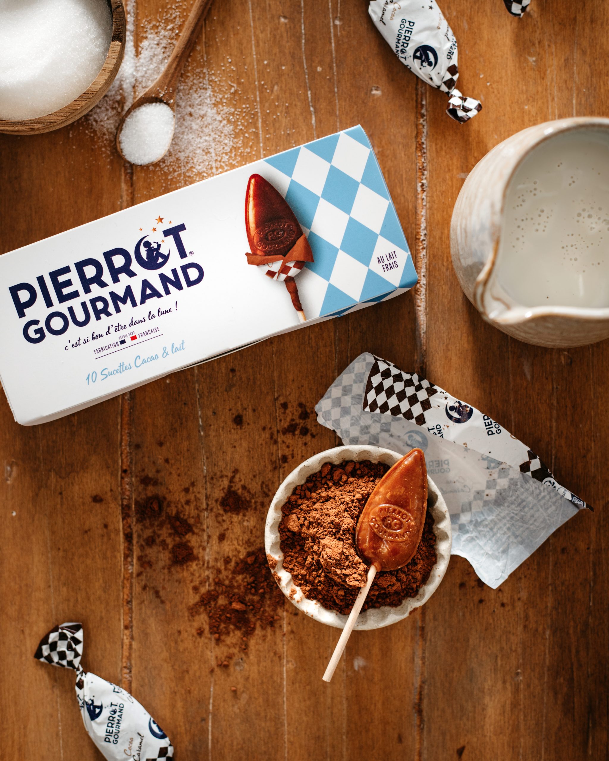Sucettes Cacao - Pierrot Gourmand - Earle Studio