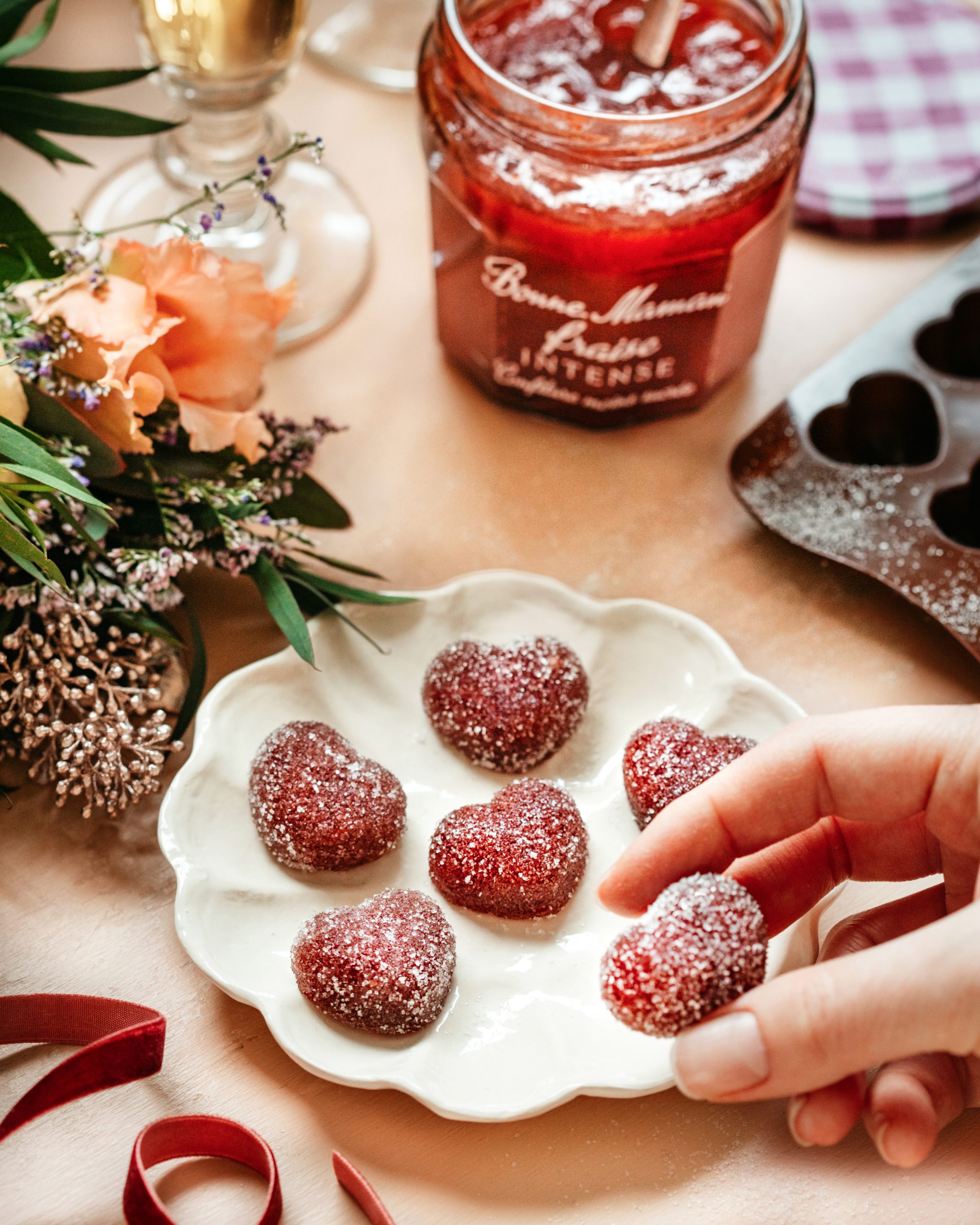 Bonne Maman - Saint Valentin - Recette - Pâte de fruits - Earle Studio - retouché
