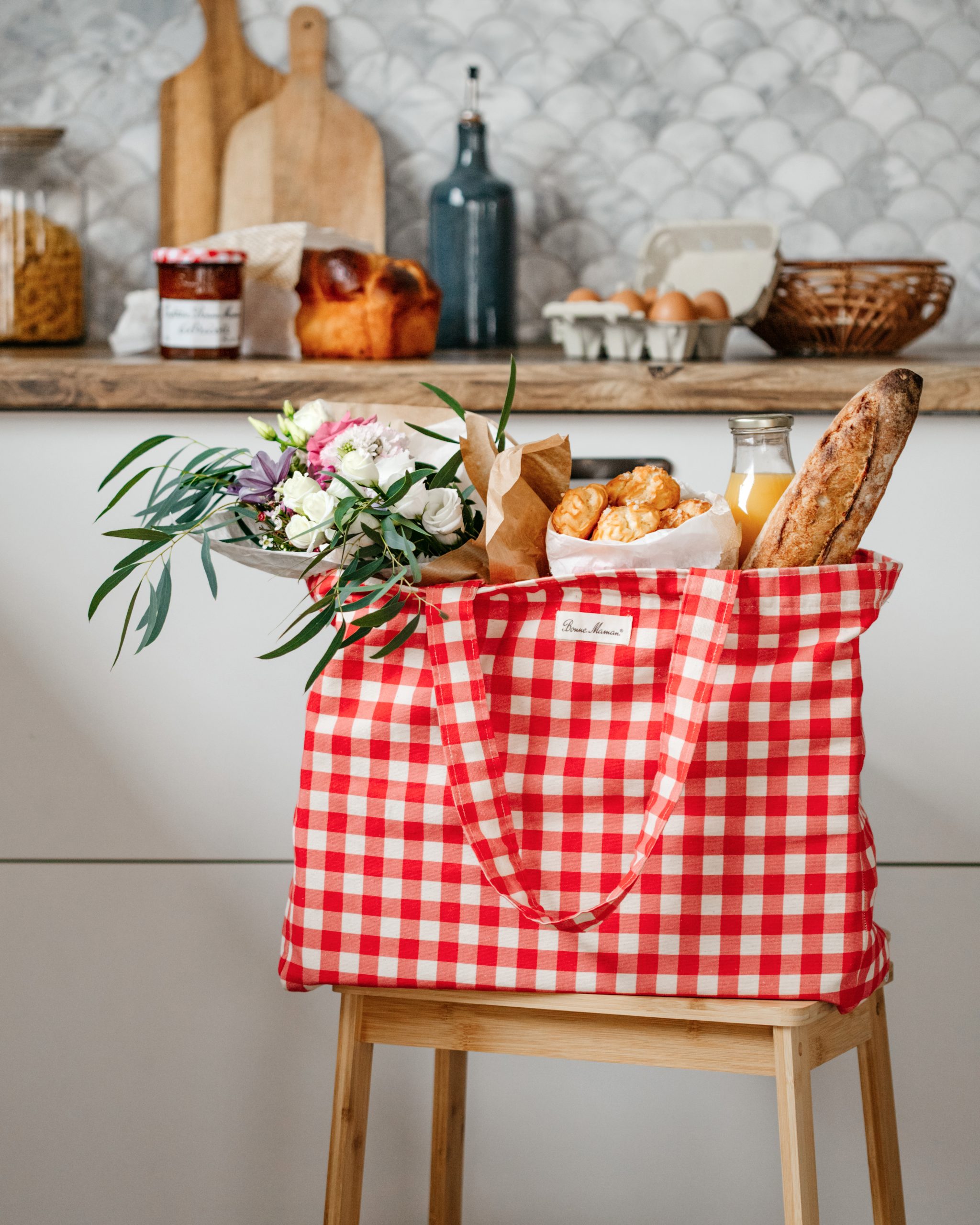 Tote bag Vichy - Bonne Maman - Earle Studio